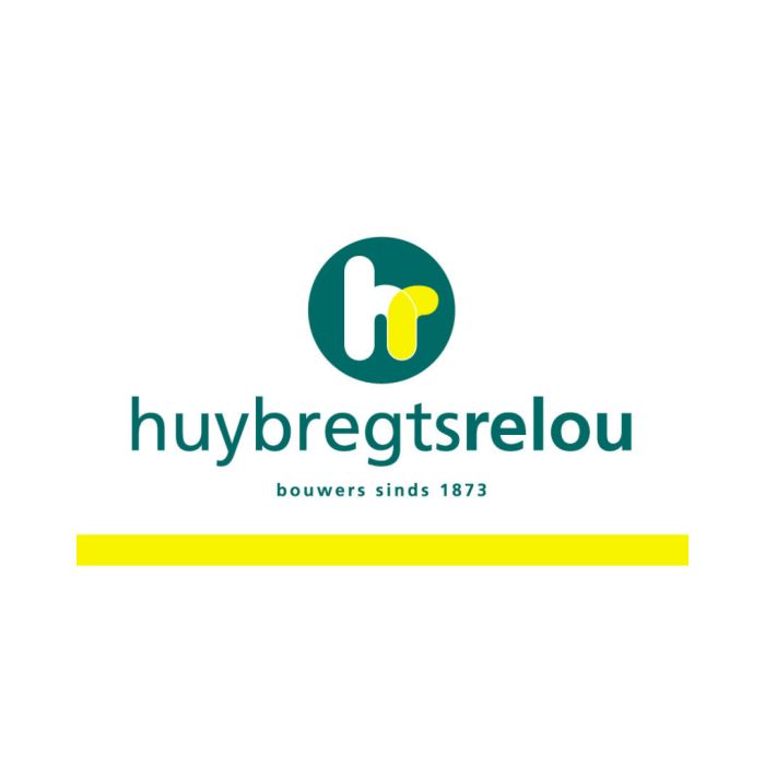 Oud logo Huybregts Relou