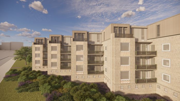 Optopping van de Grijpmaflats in Eindhoven, waarbij extra woonlagen worden toegevoegd tijdens het groot onderhoud.