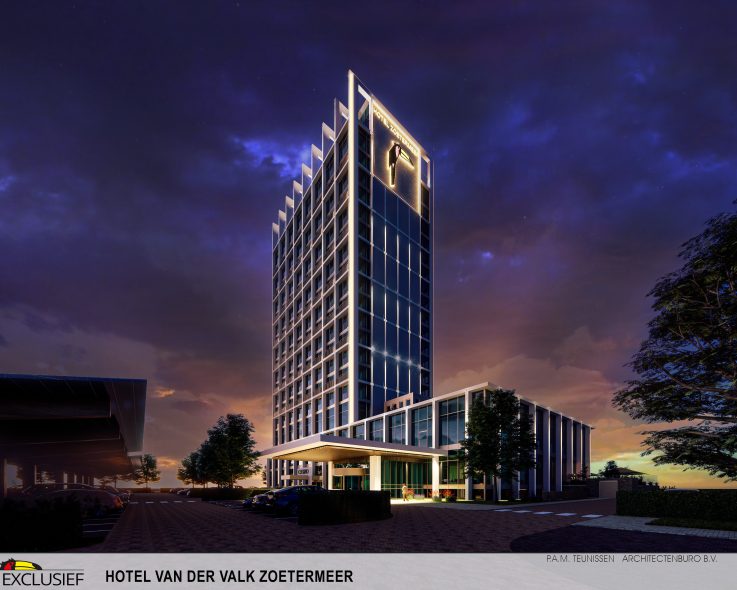 Nieuwbouw van der Valk Hotel Zoetermeer