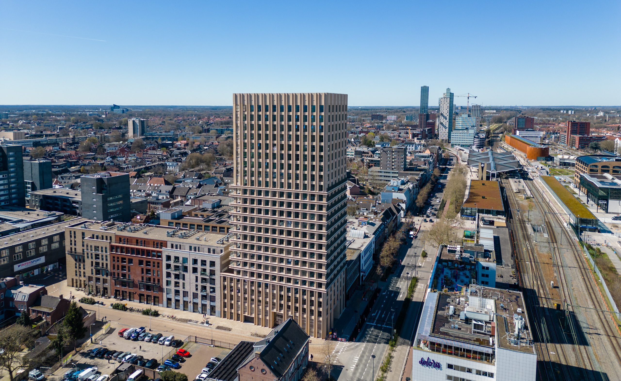 Vooraanzicht nieuwbouw De Bankier Tilburg
