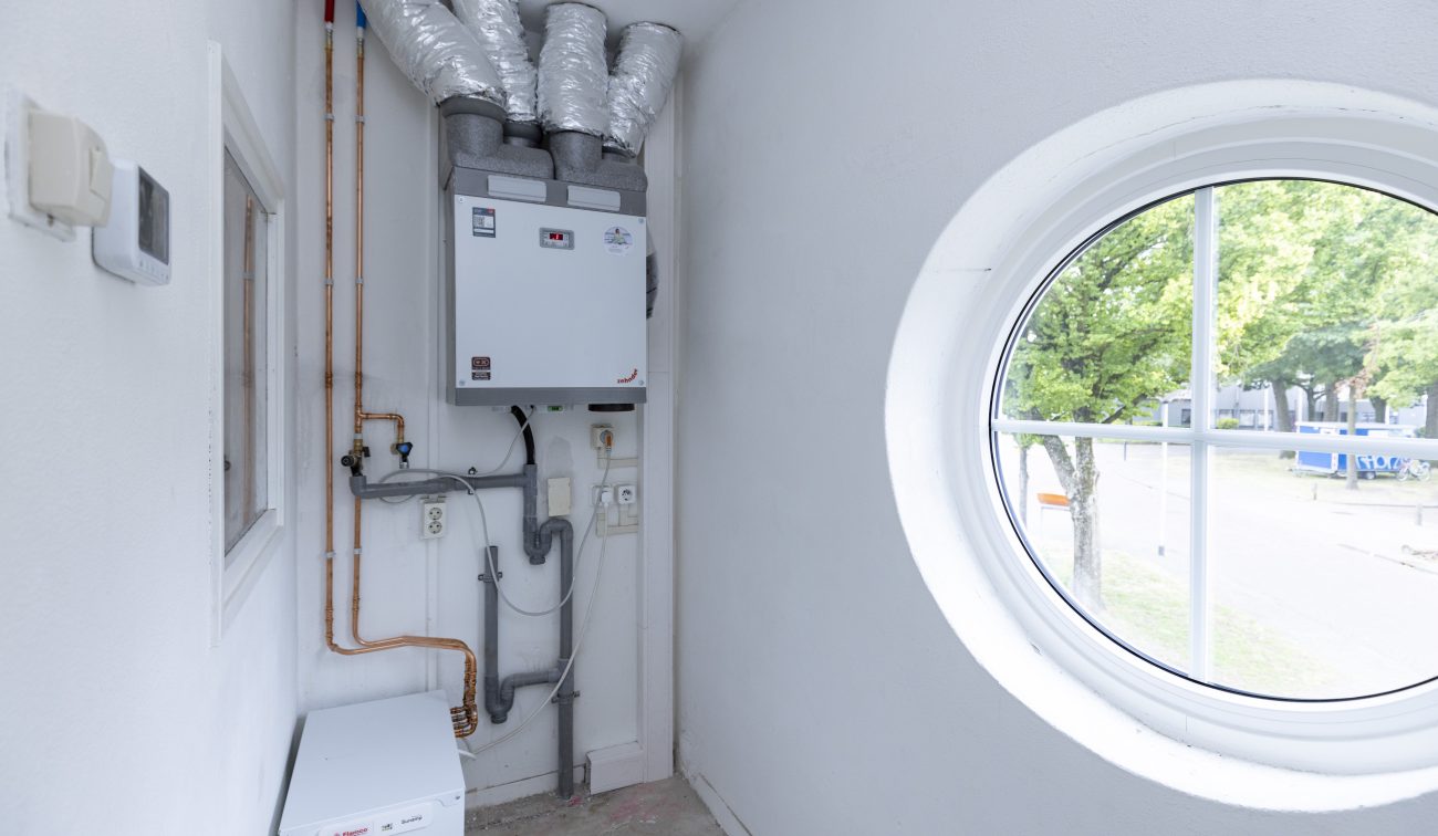 Vernieuwde meterkast in een woning aan de Margrietlaan in Helmond, onderdeel van de werkzaamheden tijdens het groot onderhoudsproject.