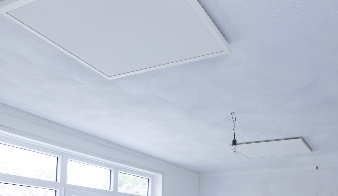 Vernieuwd plafond in een woning aan de Margrietlaan in Helmond, aangebracht tijdens het groot onderhoudsproject.